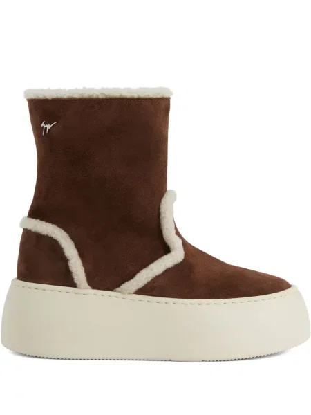 Botine Giuseppe Zanotti cu platformă maro