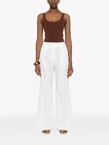 Pantaloni Forte_forte alb