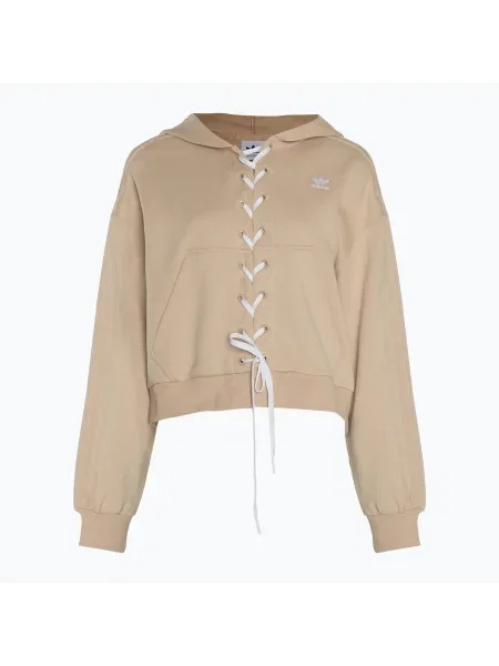 Дамски суитшърт adidas Laced magic beige бежово
