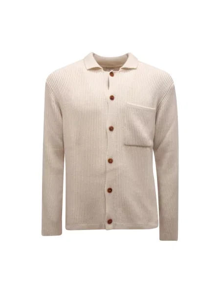Kardigan Eleventy wełniany beżowy