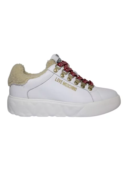 Sneakersy Love Moschino białe