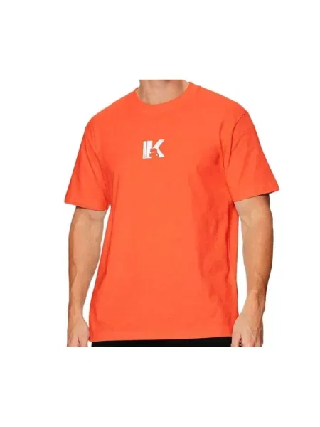 Karl Lagerfeld Jeans t-shirt pomarańczowa