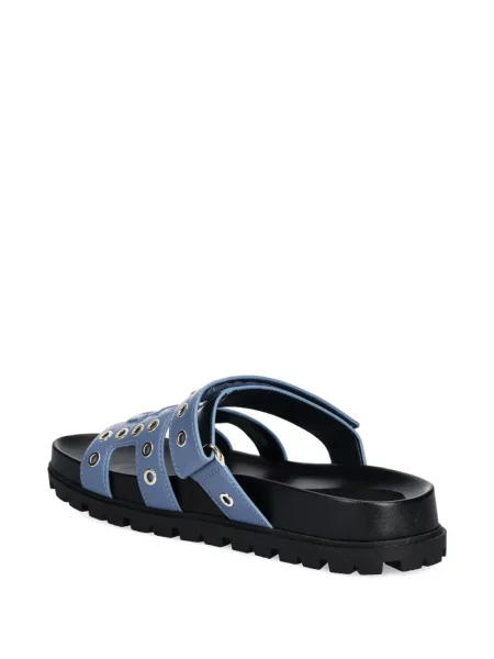 Papuci Guess cu bretele albastru