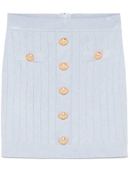 Mała mały spódnica mini Balmain niebieska