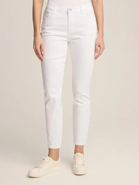 Зауженные джинсы Diverse белый