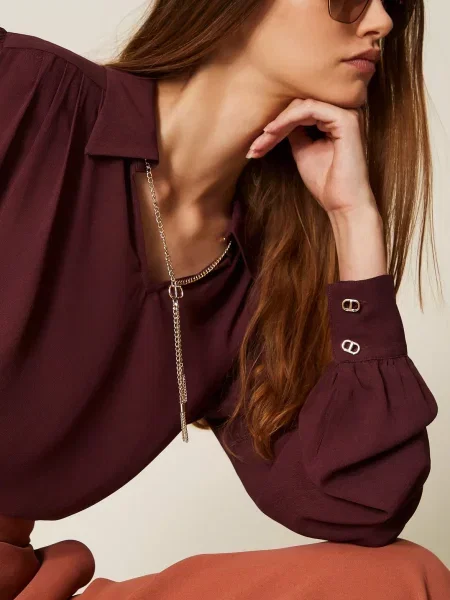 Блуза Twinset бордова