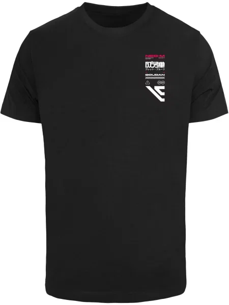 Merchcode Tričko pink / černá bílá