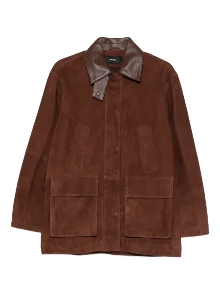 Kurtka skórzana Arma brązowa