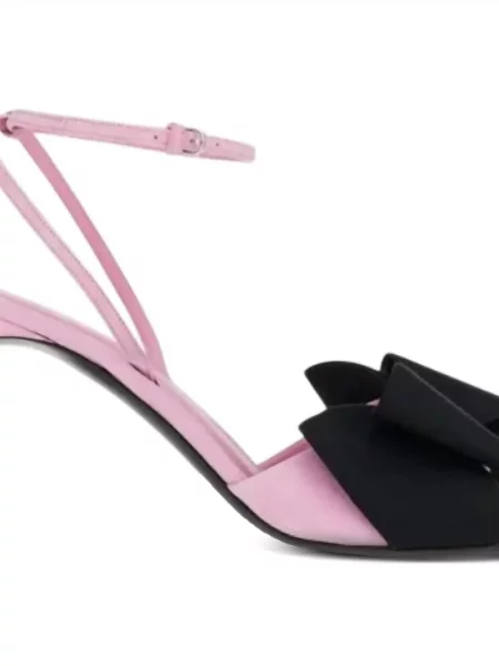 Sandale Ferragamo cu funde roz