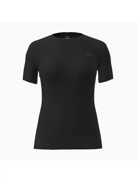 Tricou de antrenament pentru femei Under Armour HG Authentics Comp SS ultimate black/white alb