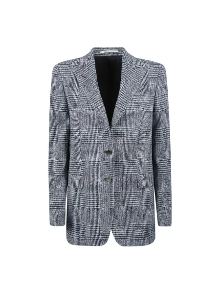 Marynarka Tagliatore wełniana jednorzędowa niebieska