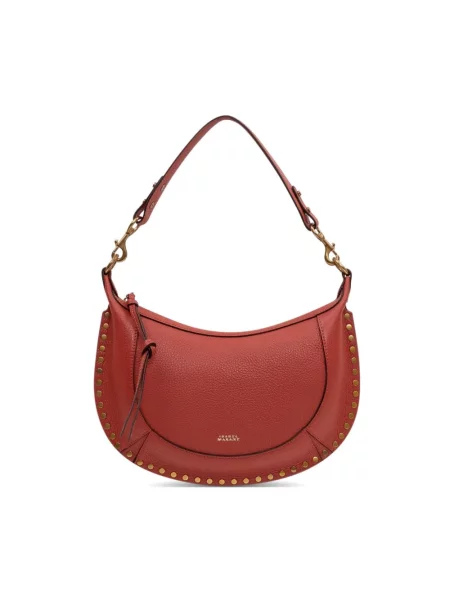 Torba Isabel Marant skórzana pomarańczowa