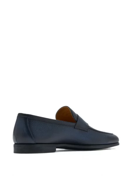 Pantofi loafer Magnanni din piele albastru