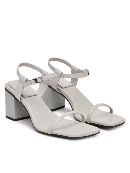 Sandale Calvin Klein Block Heel Sandal 75 Lth siva