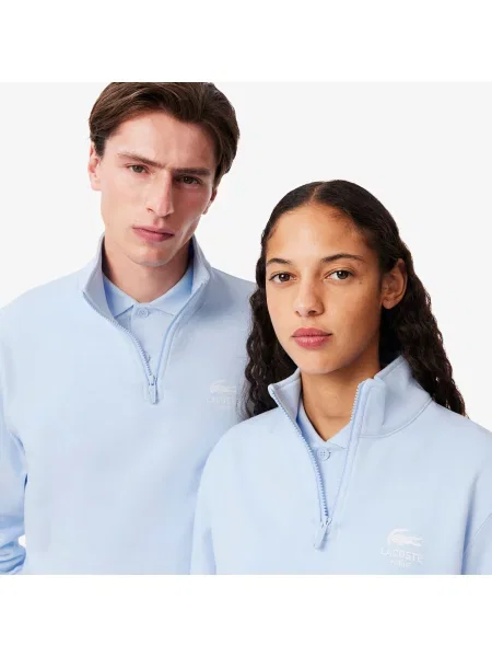 Толстовка Lacoste голубая