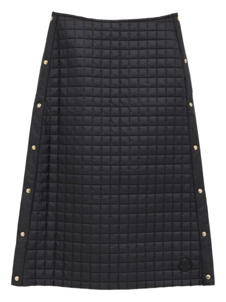 Fustă midi Moncler până la genunchi negru