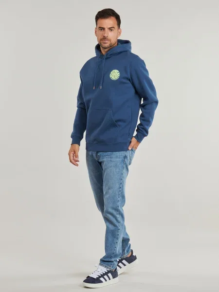 Geacă Rip Curl cu glugă albastru