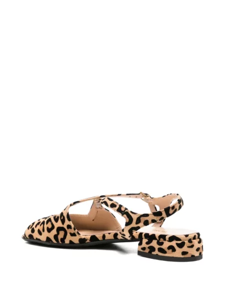 Sandale Il Borgo cu imagine cu model leopard cu cataramă
