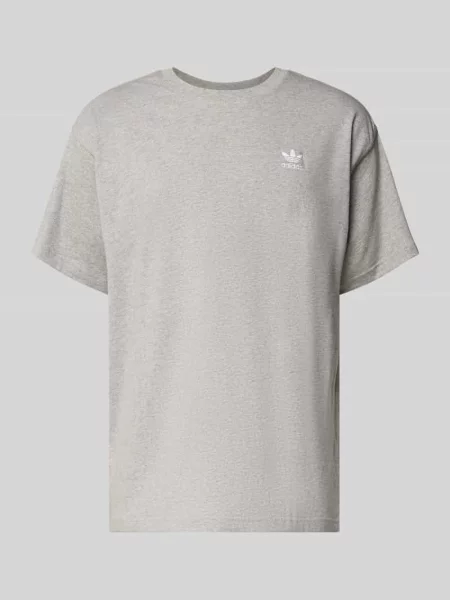 T-shirt z wyhaftowanym logo Adidas Originals