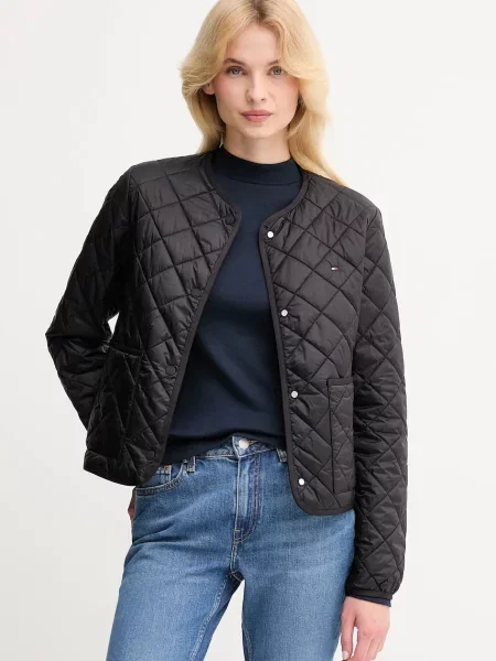 Jakna Tommy Hilfiger črna