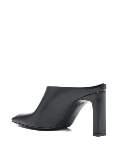 Papuci tip mules Toteme din piele negru