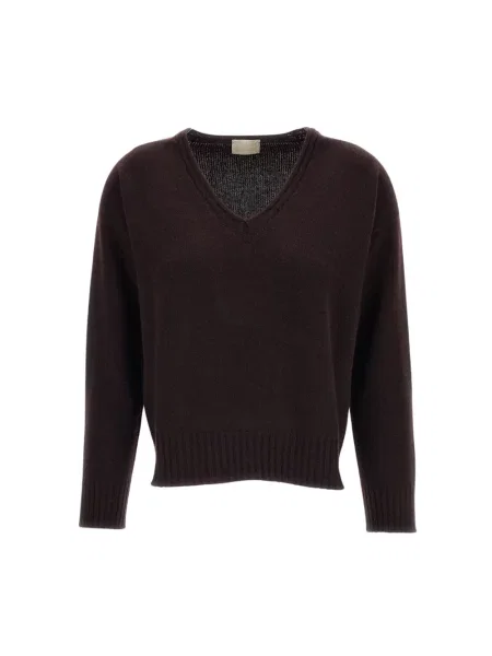 Sweter Drumohr z kaszmiru brązowy