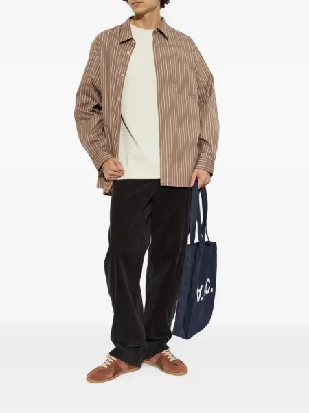 Blugi A.p.c. de catifea cord negru