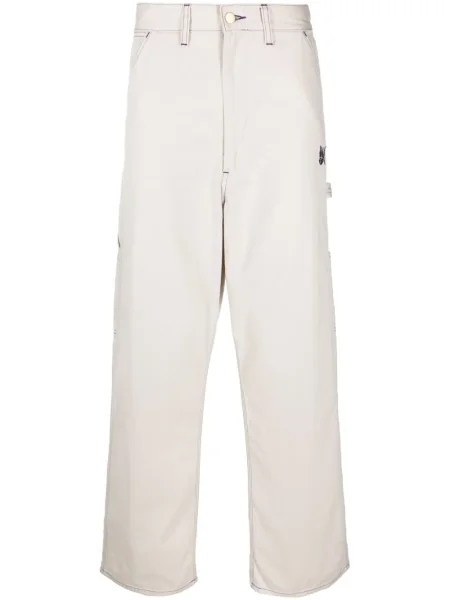 Široké kalhoty Needles s výšivkou