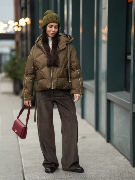 Пуховик Twinset зелений