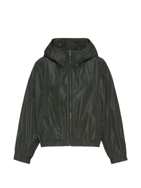 Pelerină de ploaie 's Max Mara cu glugă verde