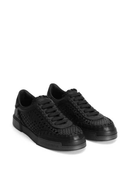 Sneakerși Dolce & Gabbana din piele negru