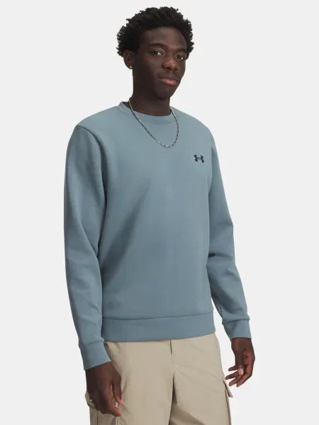 Hanorac crewneck Under Armour turcoaz