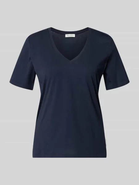 Męski t-shirt o kroju regular fit z czystej bawełny Marc O'polo granatowa