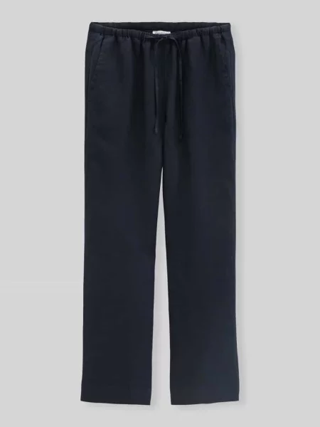 Spodnie o kroju straight fit z czystego lnu Marc O'polo