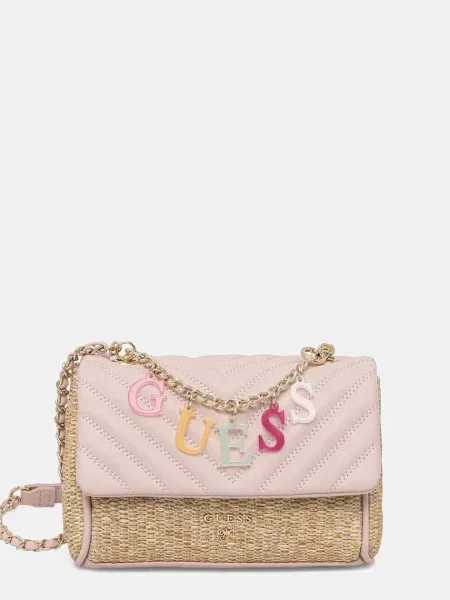 Guess crossbody torbica otroška roza