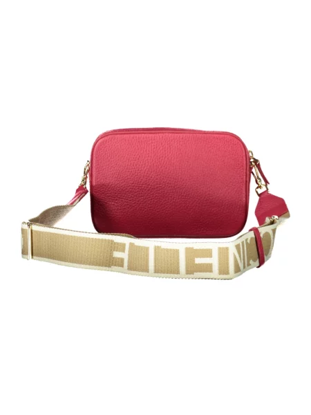 Mała torebka skórzana Coccinelle skórzana klasyczna czerwona