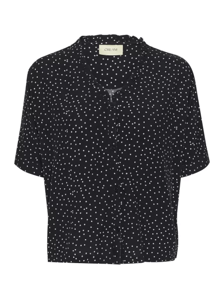 Cream Bluză Tiah negru alb