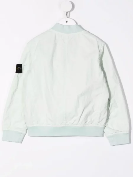 Kurtka bomber dziecięcy Stone Island niebieski