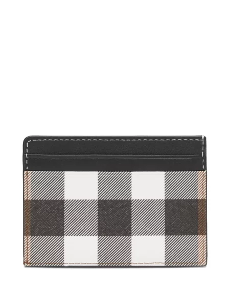 Portofel Burberry în carouri negru