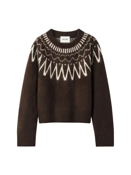 Sweter Soft Goat z kaszmiru brązowy
