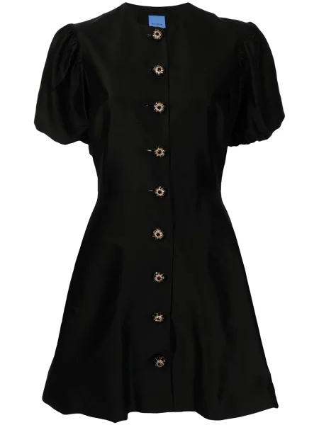 Rochie mini Macgraw de mătase de costum negru