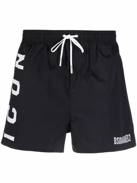 Pantaloni scurți Dsquared2 cu imagine cu cordon