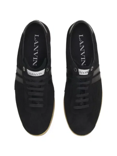 Кожени маратонки Lanvin черно