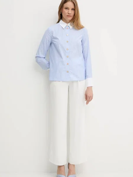 Koszula w paski Morgan w paski niebieska
