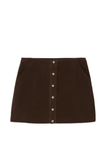 Mała mały spódnica mini Apparis brązowa