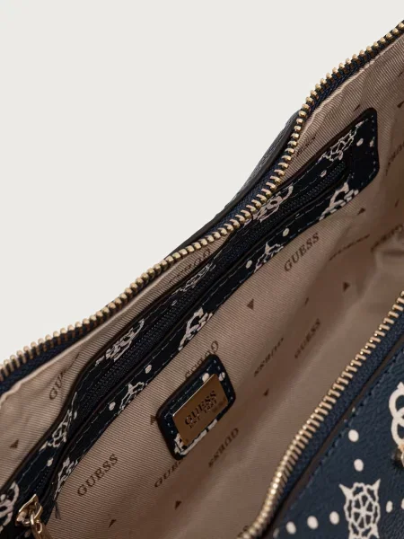Кожаная сумка-багет Guess