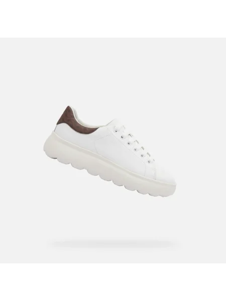 Sneakerși Geox alb