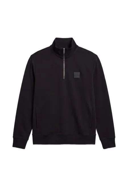 Pulover Calvin Klein cu autograf negru