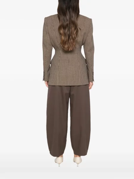 Μπλέιζερ Seafarer houndstooth καφέ