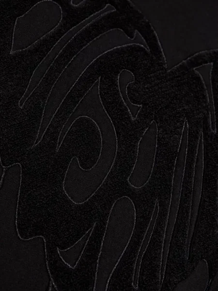 Hanorac Allsaints cu motiv cu inimi negru